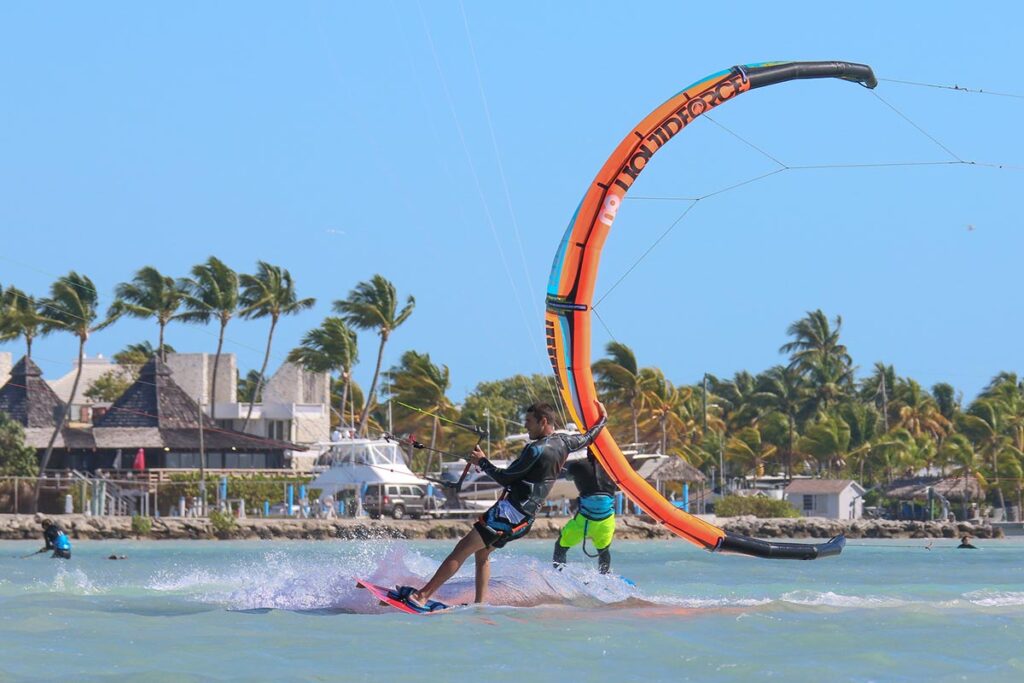 Kitesurfing in Islamorada